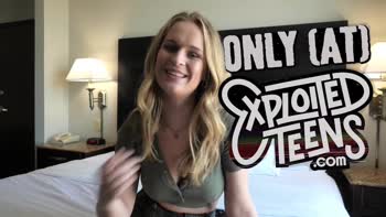 Fresh College Cutie's 1st Audition: POV Blowjob & More!
