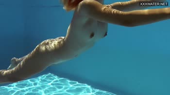 Sensual Hungarian Teen (18+) Shows Off Perfect Ass Underwater