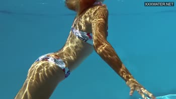 Sensual Hungarian Teen (18+) Shows Off Perfect Ass Underwater