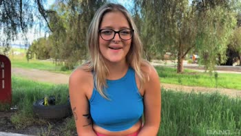 Taylor's Wild Outdoor Adventure: Fingered & Fucked Raw