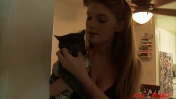Freckled Redhead's Anal Debauchery: A Natural Beauty