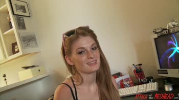 Freckled Redhead's Anal Debauchery: A Natural Beauty