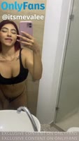 Sarah110801's Tattoed Latina Teases in Red Hot Solo Session