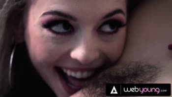 Lily Larimar Teaches Laney Grey Steamy Kissing Lessons That End in Passionate Pussy Devouring