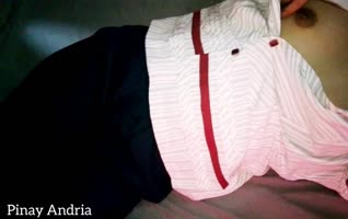 Pinay Andria's Finger Tease: Solo Seduction Before Class