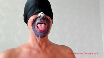Ladyloveyoung60's Mature Cougar Deepthroat Blowjob