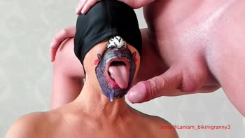 Ladyloveyoung60's Mature Cougar Deepthroat Blowjob