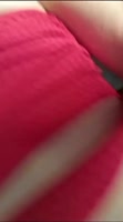 Babe Cloe - Cloe's Sizzling Solo: Vertical Video Topless in Red Lingerie