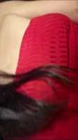 Babe Cloe - Cloe's Sizzling Solo: Vertical Video Topless in Red Lingerie