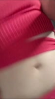 Babe Cloe - Cloe's Sizzling Solo: Vertical Video Topless in Red Lingerie