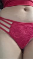 Babe Cloe - Cloe's Sizzling Solo: Vertical Video Topless in Red Lingerie
