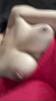 Babe Cloe - Cloe's Sizzling Solo: Vertical Video Topless in Red Lingerie