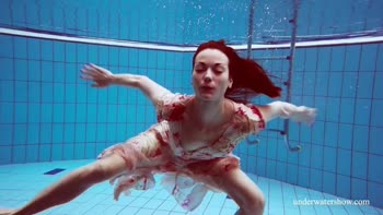 Martina's Underwater Bikini Show: Big Boobs and Croatian Charm
