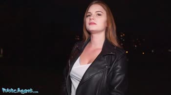 Katarina Rina's Sultry Woodland Romp: Nighttime Public Sex