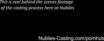 Nubiles Casting - Cameras Roll on her very first Hardcore Shoot