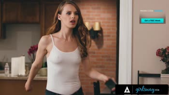 Aidra Fox and Aria Lee's College Rivalry Ignites a Scorching Threesome