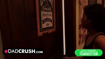 DadCrush - Generous Stepdad Helps His Nervous Stepdaughter Release The Tension Before Job Interview