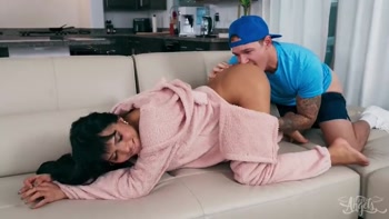 Antonella Morena - Antonella Seduces Stepbro Jayden in Steamy Trans Bareback Threeway