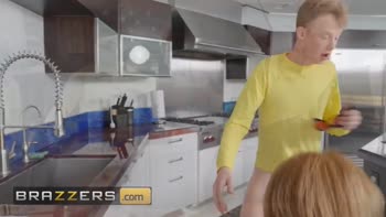 BRAZZERS - Jimmy Gets A New Pair Of X-Ray Specs & Watches Hot Amber Alena's Body Under Her Clothes