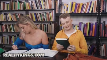 Mandy Waters The Librarian Takes Care Of The Books And Horny Students Like Jimmy Michaels - REALITY KINGS