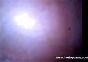 Sensational girl getting filmed inside of her pink vagina while she cum
