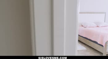 Gina Valentina's Step Sis Gets Her Petite Pussy Rocked POV