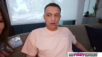 Is That Your Dick?, Horny Stepmom Fucks The Shit Out Of Stepson - MyPervyFamily