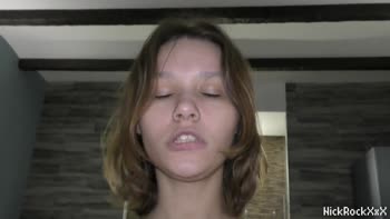 Nick Whitehard - Nick's Step Fantasy: Skinny Teen (18+) Seduces with Blowjob and Hardcore