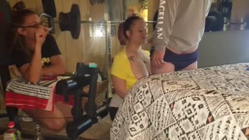 herF4bidnSins - Sins Sucks and Swallows Her College Boyfriend's Thick Cock