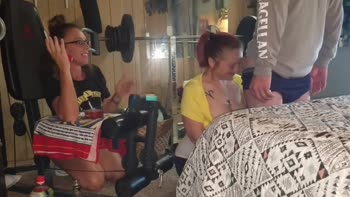 herF4bidnSins - Sins Sucks and Swallows Her College Boyfriend's Thick Cock