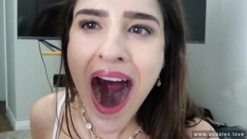 AvaAlex's Massive POV Facial Frenzy