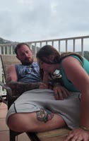 WhyteBoyCock's Monster Cock Devours Teen (18+)'s Throat on Sunny Steps
