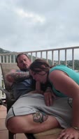 WhyteBoyCock's Monster Cock Devours Teen (18+)'s Throat on Sunny Steps