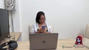 EmmaHarries' Office Indulgence: A Hot Latina's Naked Secret Revealed