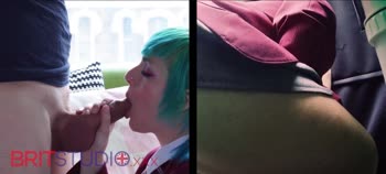 Kitty's Blowjob Battle Royale: A Sloppy Swallow Showdown