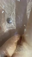JuliettaV's Blissful Bath Time Solo: Underwater Belly Button & Pussy Close-Ups
