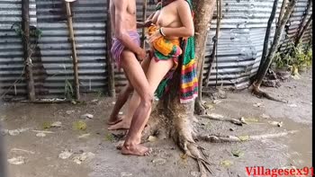 Villagesex91's Outdoor Desi Fling: Real Couple's Indian Village Affair