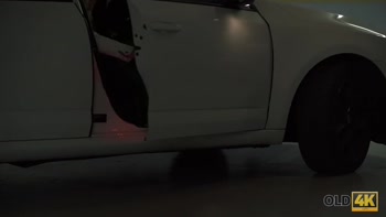 OLD4K. Gallant Daddy Worships Tight Pussy of Blonde Angelface