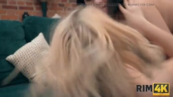 RIM4K. Russian blonde and brunette with natural bodies are sharing pleasures with each other