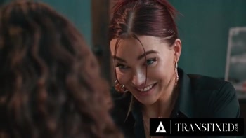 TRANSFIXED - Hot Waitress Emma Rose Rekindles With Old Bestie Leana Lovings During After Hour