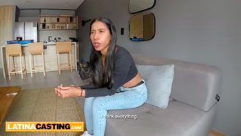 College Cutie Waits for her Massive Cock's Arrival