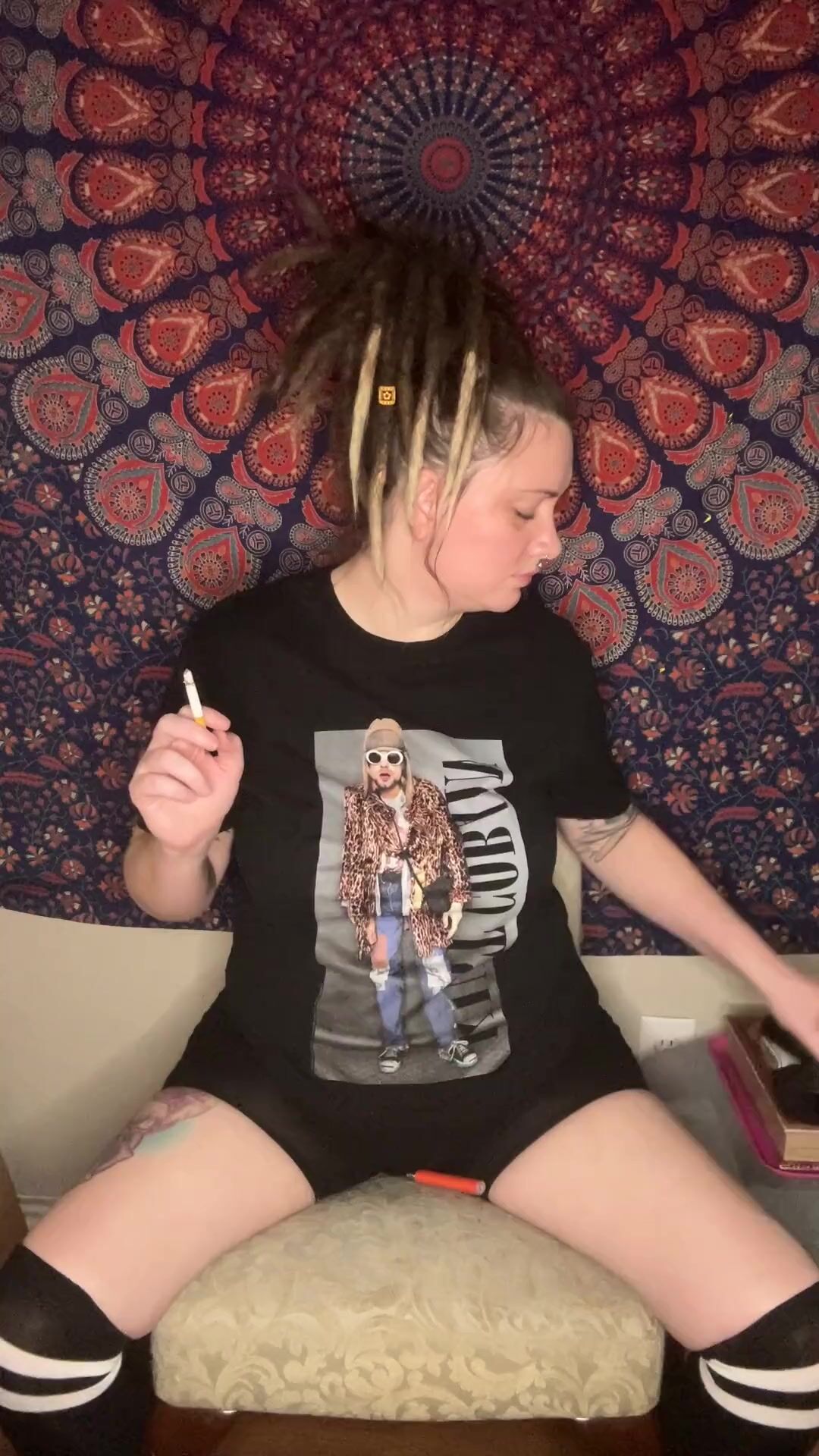 Spitting while I Smoke a Cigarette
