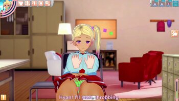 Hentai Club Party - Asian Blonde Bombshell Fucks Classmate in Sensual Anal Creampie