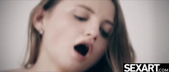 Lady Bug's Steamy Ride: Petite Brunette Takes Big Cock to Orgasm