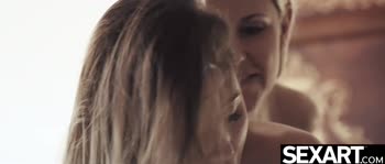 Blonde Bombshell Lola Myluv Shares Steamy 69 with Brunette Beauty Sybil