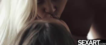 Blonde Bombshell Lola Myluv Shares Steamy 69 with Brunette Beauty Sybil