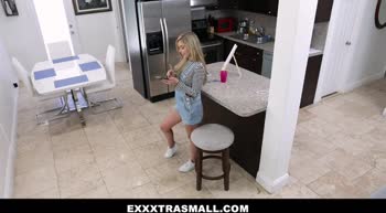 ExxxtraSmall - Horny Tiny Blonde Gets Fucked Hard And Rough