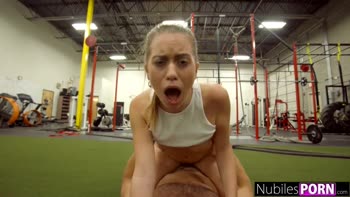 Jill Kassidy's Sizzling Gym Session Ends in Passionate Pound