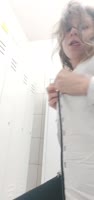 LadySuePolska Gets Naughty at Work - Big Ass Solo Dance