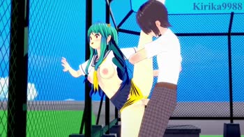 Rooftop Rendezvous: Intense 60FPS Sex with Big Boobs in Exclusive Anime Hentai
